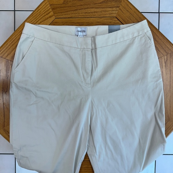 *CHICO'S* Salt Wash Cataline Capri Pants NWT Size 12 - Picture 2 of 10